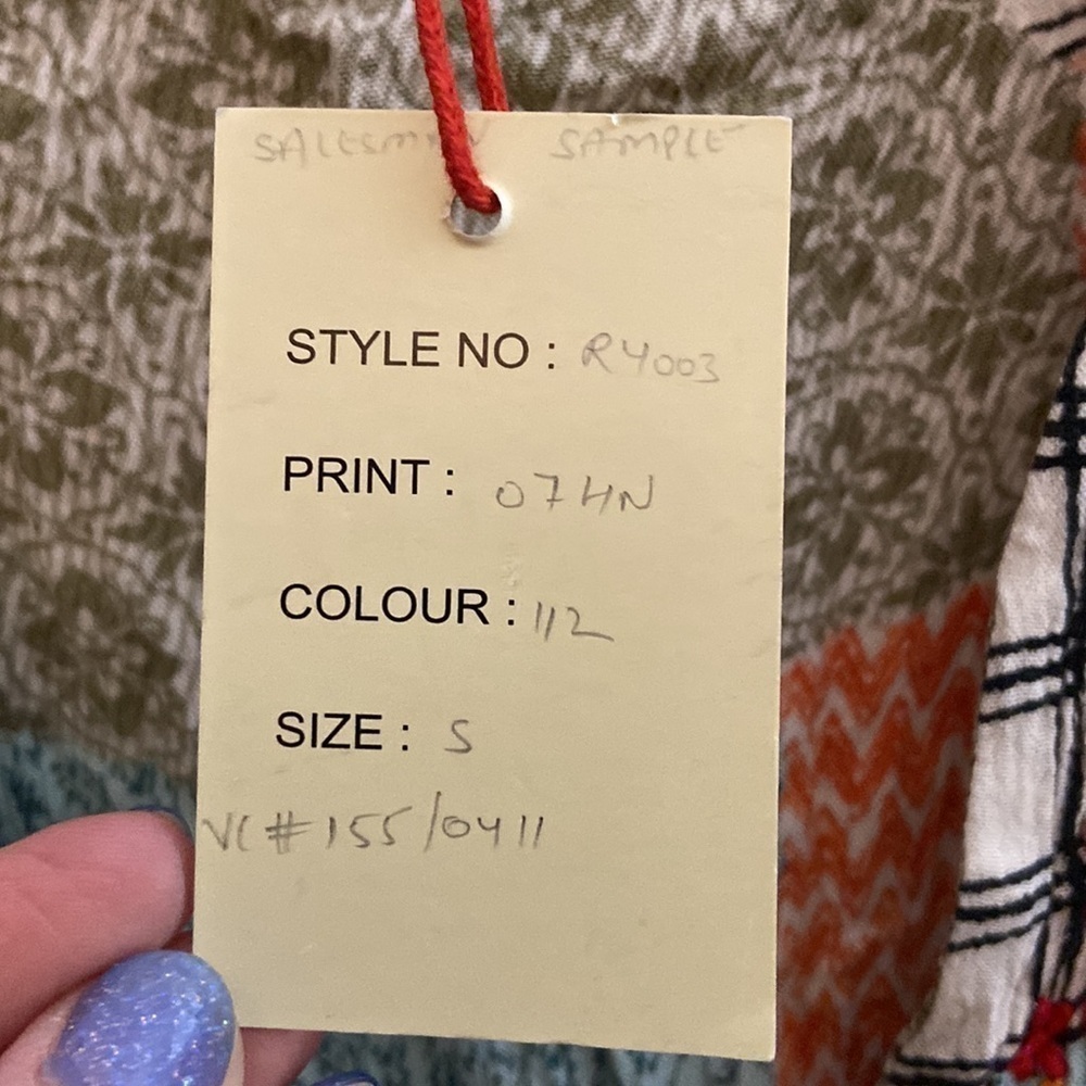 RAGA Arizona Hi-Lo Wrap Dress, Sample Piece, NWT, size S, material has stretch - Picture 11 of 11